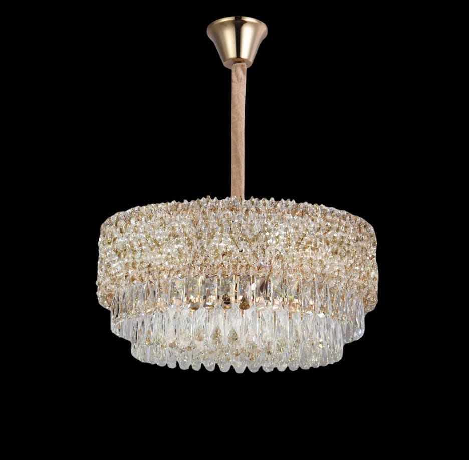 Işıltı Gold Kristal Avize