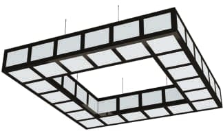 Dekoratif Linear Kare